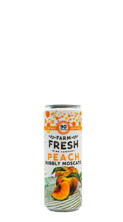 Farm Fresh Peach Bubbly Moscato Can 1