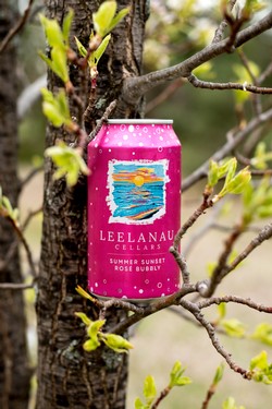 Leelanau Cellars - Summer Sunset Rosé Bubbly Can