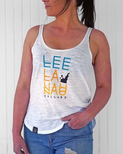 Trippy White Tank