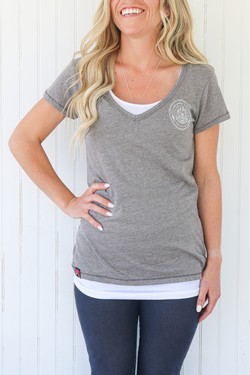 Grey V-Neck